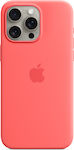 Apple Coperta din spate Silicon Roșu (iPhone 15 Pro Max)