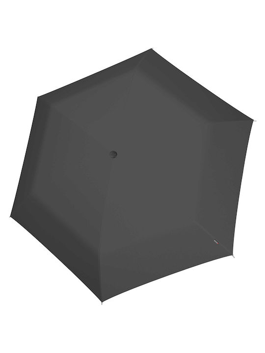 Knirps U Series Folding Automat Umbrelă de ploaie Compact Gri