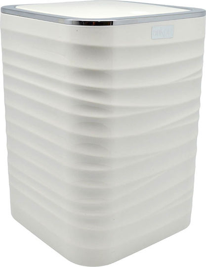Ankor 830015 Plastic Bathroom Basket 5lt White