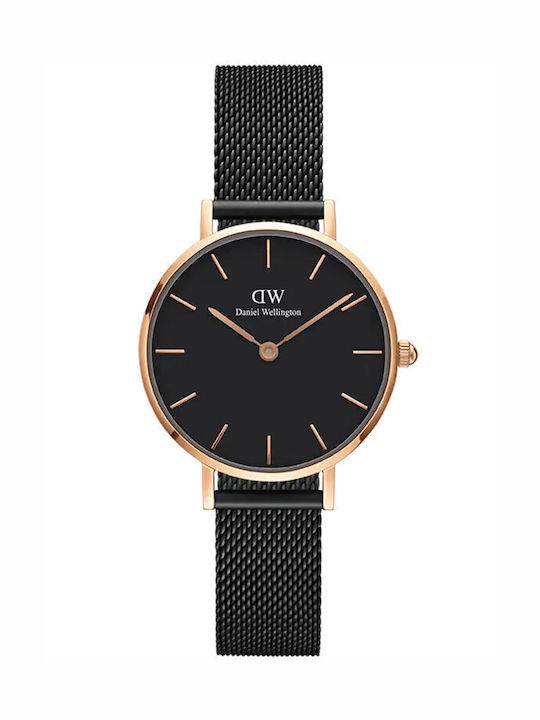 Daniel Wellington Petite Мъжки часовник 28мм На батерия с Метална гривна