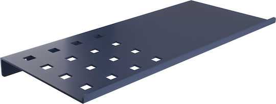 Pam & Co An der Wand montiert Badezimmerregal Metallisch 28x28x1cm Blau