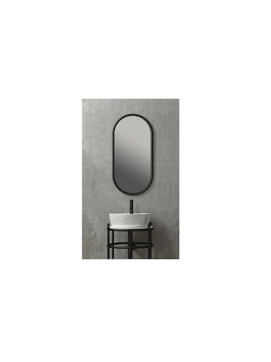 Savvopoulos Oval Bathroom Mirror made of Metal ...