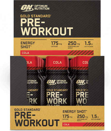 Optimum Nutrition Standard Pre-workout Shot 175mg 12 x 60ml Cola