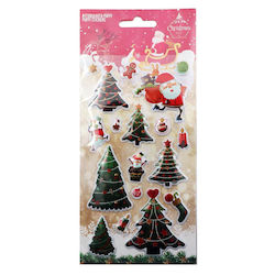 Diakakis Weihnachtsaufkleber Weihnachtsbaum Puffy Glitter Weihnachtsbaum Diakakis Weihnachtsaufkleber Weihnachtsbaum Puffy Glitter Weihnachtsbaum