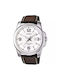 Casio Collection Watch Battery with Brown Leather Strap