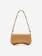 Leather Women's Shoulder Bag Brown