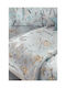 Saint Clair Baby Sheets Set Crib Cotton Blue 115x170cm