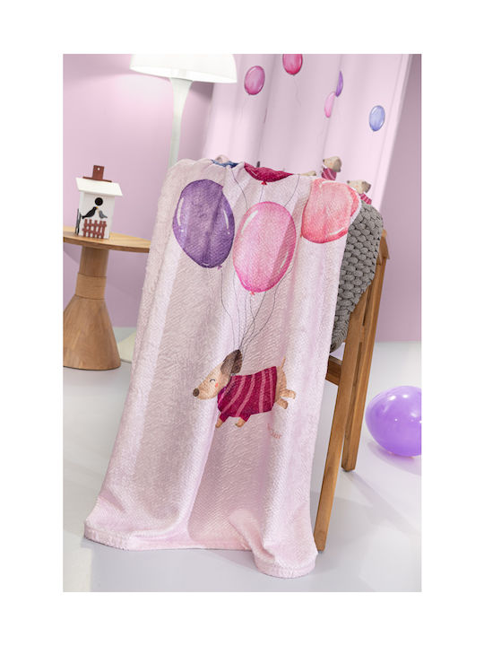 Saint Clair Κουβέρτα Fleece Ultrasoft Pet Fuchsia 160x220εκ.