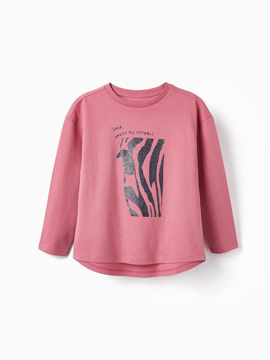 Zippy Kids Blouse Long Sleeve Pink