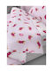 Saint Clair Sheet Set Single with Elastic Band Cotton Pet Fuchsia 100x200cm 3pcs
