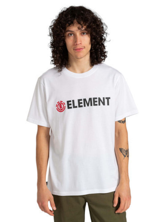Element Ανδρικό T-shirt Κοντομάνικο Λευκό
