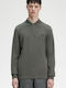 Fred Perry Men's Long Sleeve Blouse Polo Field Green