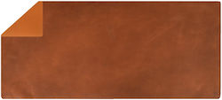 Rosso Desk Pad Leather Brown 40x90cm