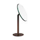 Pam & Co Makeup Mirror Tabletop 20x35cm Brown