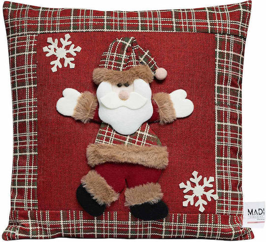 Madi Christmas Decorative Pillow Square Red 45x45cm