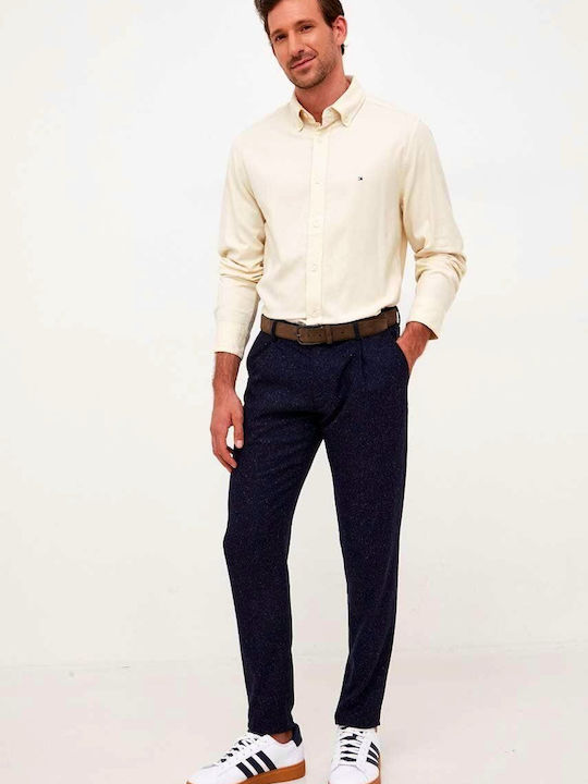 Ralph Lauren Μακρυμάνικo Βαμβακερό Πουκάμισο σε Στενή Γραμμή