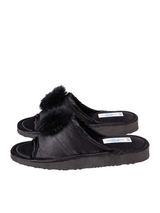 Winter Women's Slippers Black