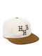 Hat Trick Snapback Cap Beige