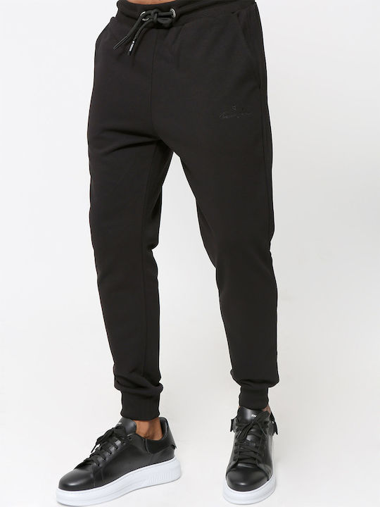 Tresor Pantaloni de trening cu Elastic Negru