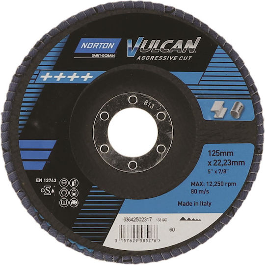 Norton Δίσκος Λείανσης 125mm 10τμχ