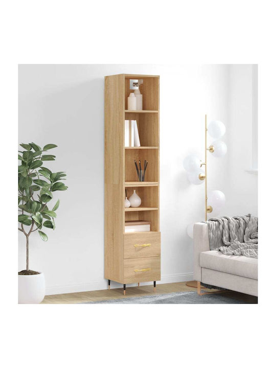 Schrank Boden Coffee 34.5x34x180cm