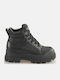 Leder Schwarz Stiefel
