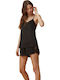 Penye Mood Winters Babydoll Schwarz