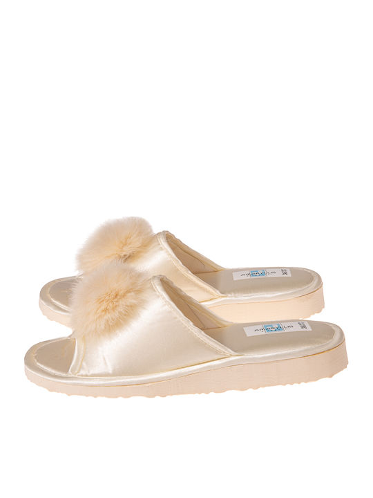 Amaryllis Slippers Bridal Women's Slippers Beige