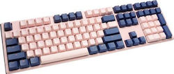 Ducky One 3 Fuji Gaming Μηχανικό Πληκτρολόγιο με Cherry MX Speed Silver διακόπτες και Φωτιζόμενα πλήκτρα (Αγγλικό US) Ροζ