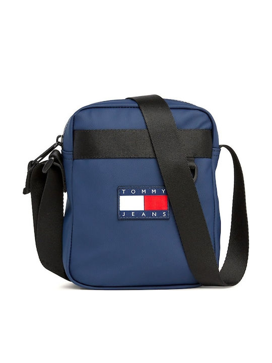 Tommy Hilfiger Ανδρική Τσάντα Ώμου / Χιαστί Μπλε
