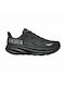 Hoka Clifton 9 Damen Sportschuhe Laufen Schwarz Wasserdicht mit Gore-Tex Membran