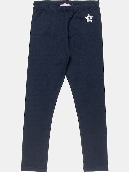 Kinder Leggings Lang Blau