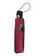 Rain Windproof Automatic Umbrella Compact Burgundy