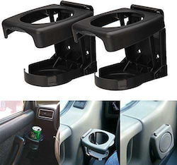 Foldable Car 1 Cup Holder for Door Black