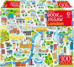 Puzzle pentru Copii London Book And Jigsaw 300buc Usborne