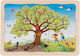 Wooden Kids Peg Puzzle 4 Seasons for 3+ years+ Years 13pcs Goki