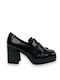 Laura Biagiotti Patent Leather Black Heels