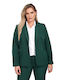 Dina Women's Crepe Blazer Green