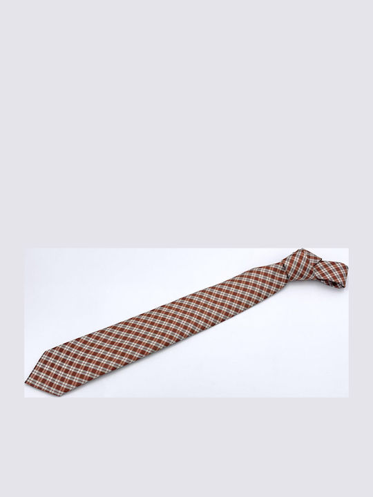 Duk Men's Tie Monochrome Brown