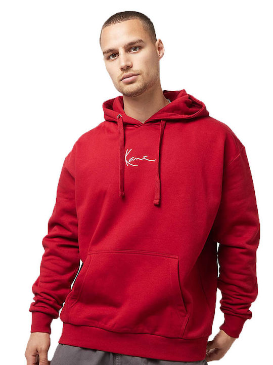 Karl Kani Men's Sweatshirt with Hood Red
