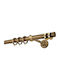 Zogometal Metalic Galerie pentru perdele Prestige Collection Simplu Φ25mm 240buc Bronz