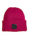 Ribbed Beanie Cap Fuchsia