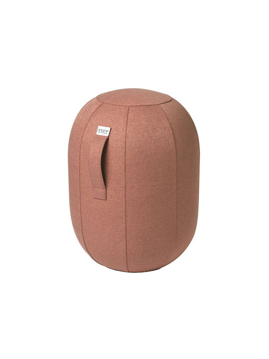 Bean Bag Stool Poof Salmon 43.5x43.5x60cm