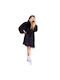 Noxxiez Pătură Fleece Negru 160x