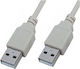 USB 2.0 Kabel USB-A-Stecker - USB-A-Stecker 2m 04.001.0182
