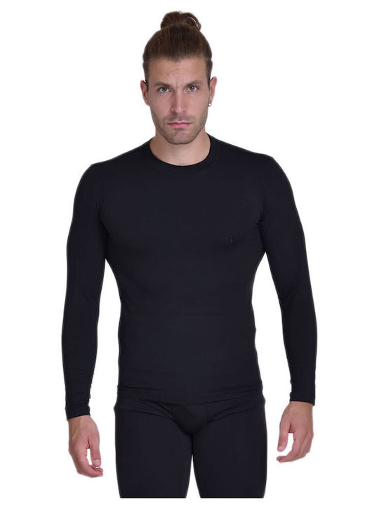 Target Bluza termică pentru bărbați cu mâneci lungi Negru