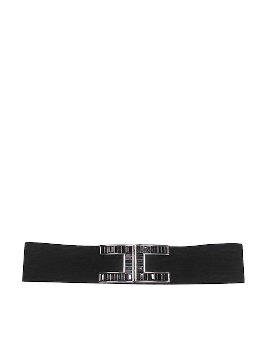 Elastic Women's Belt Black