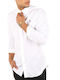 Zed Long Sleeve Slim Fit Shirt White