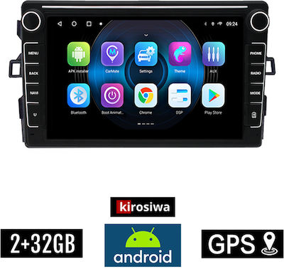 Kirosiwa Car Audio System for Toyota Auris 2007-2012 (Bluetooth/USB/WiFi/GPS) with Touch Screen 8"