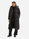 Women's Short Puffer Jacket for Winter Black